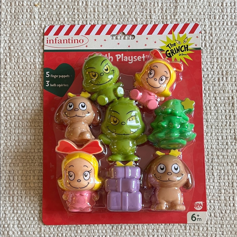 Infantino Grinch Bath Playset